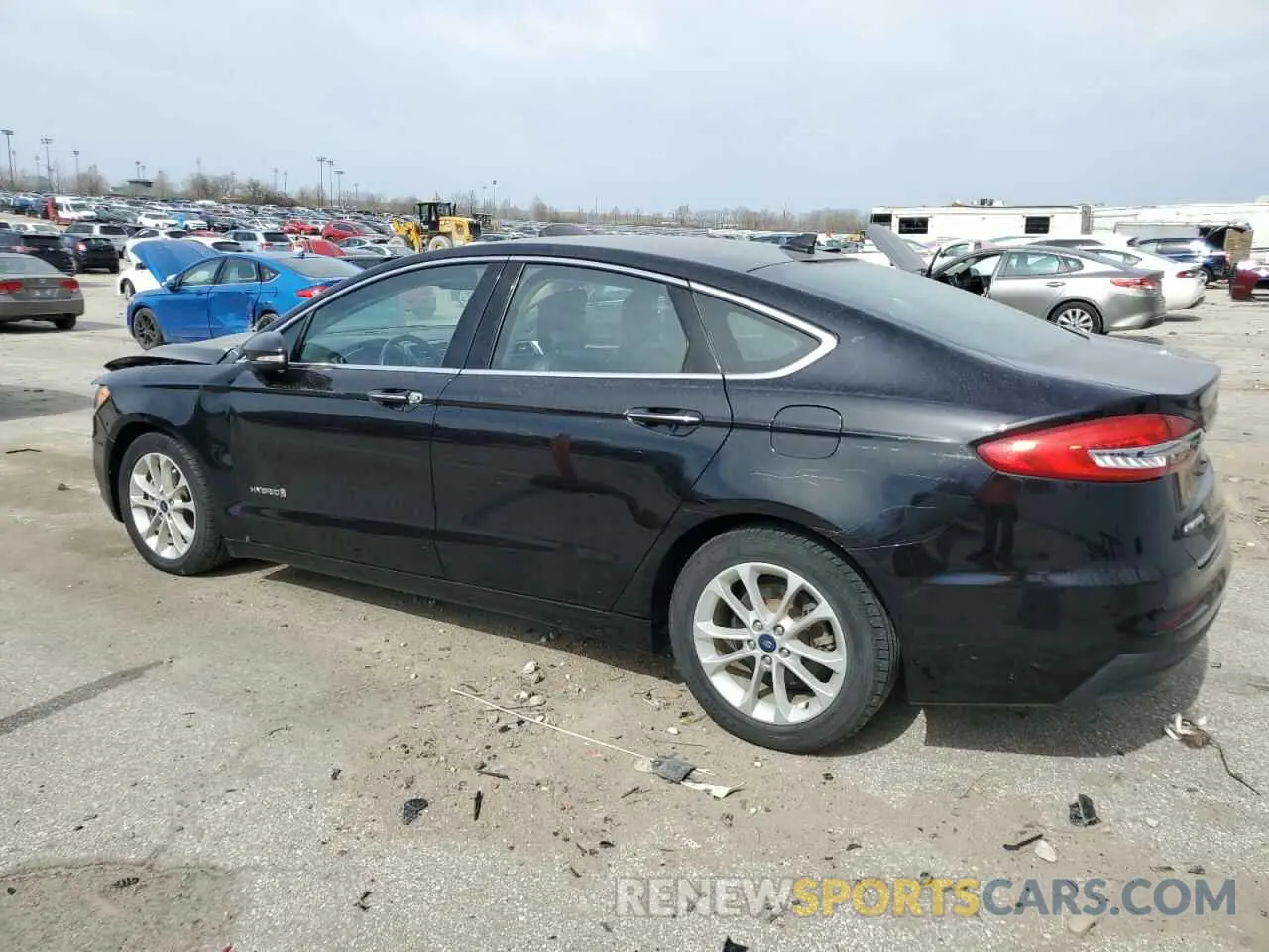 2 Photograph of a damaged car 3FA6P0MU3KR180750 FORD FUSION 2019