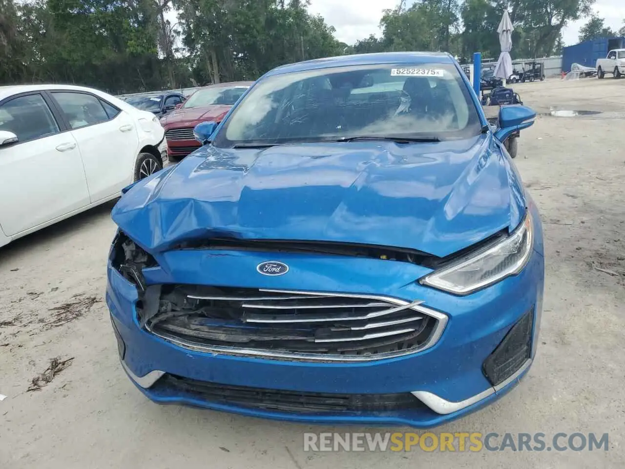 5 Photograph of a damaged car 3FA6P0MU6KR139156 FORD FUSION 2019