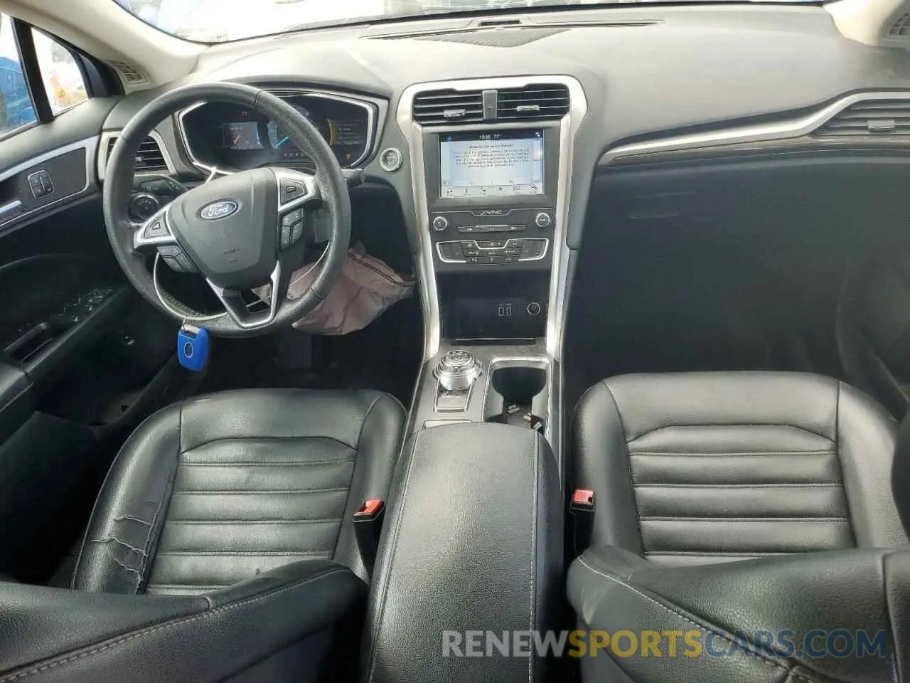 8 Photograph of a damaged car 3FA6P0MU6KR139156 FORD FUSION 2019
