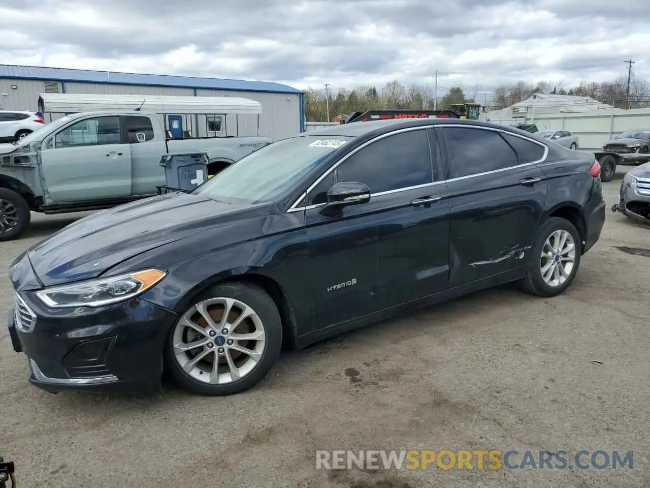 1 Photograph of a damaged car 3FA6P0MU7KR139828 FORD FUSION 2019