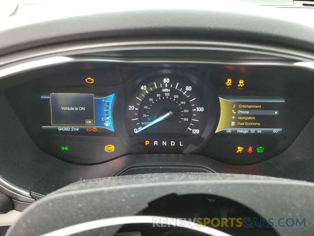 9 Photograph of a damaged car 3FA6P0MU7KR256387 FORD FUSION 2019