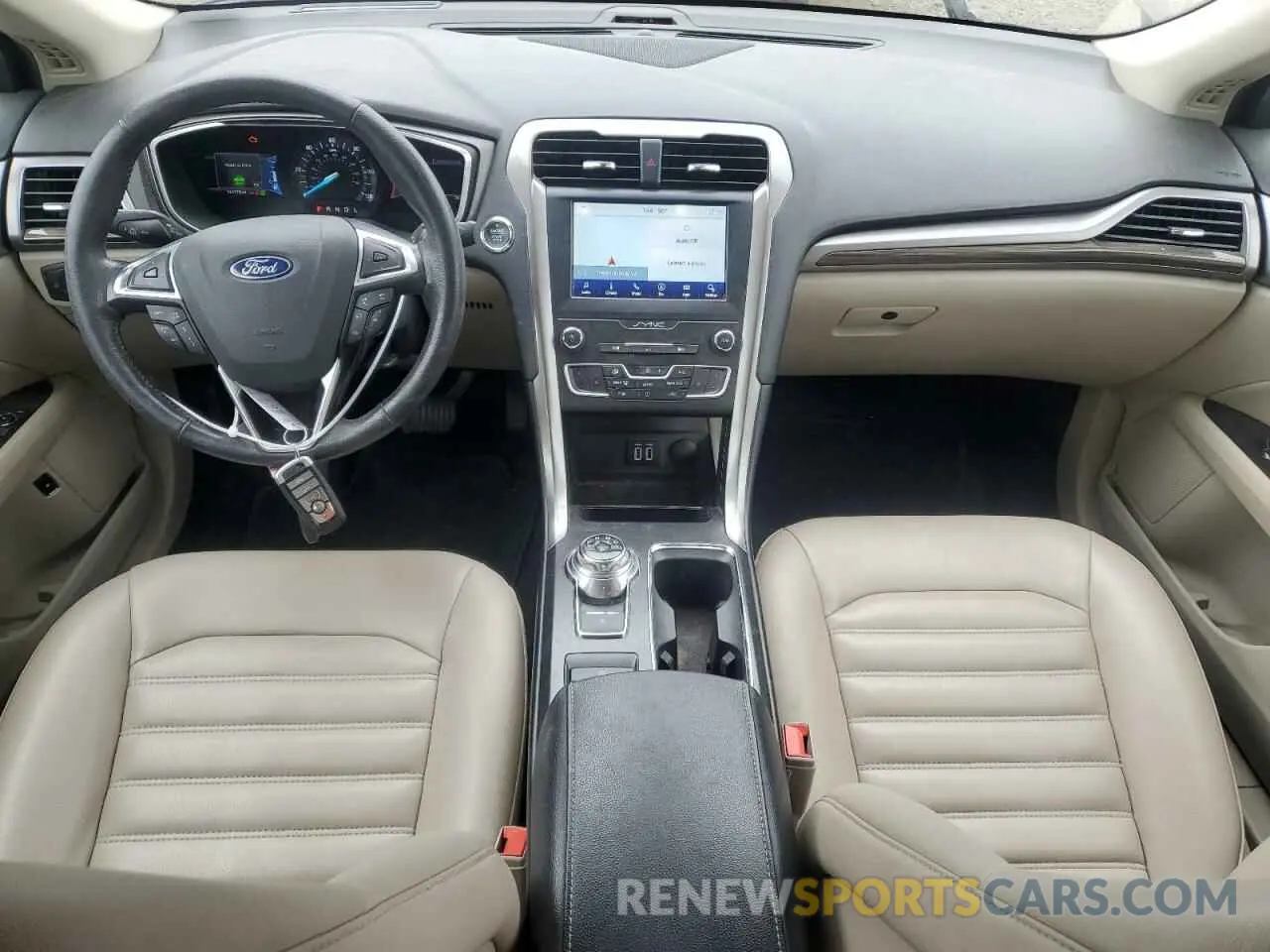 8 Photograph of a damaged car 3FA6P0MU9KR137126 FORD FUSION 2019