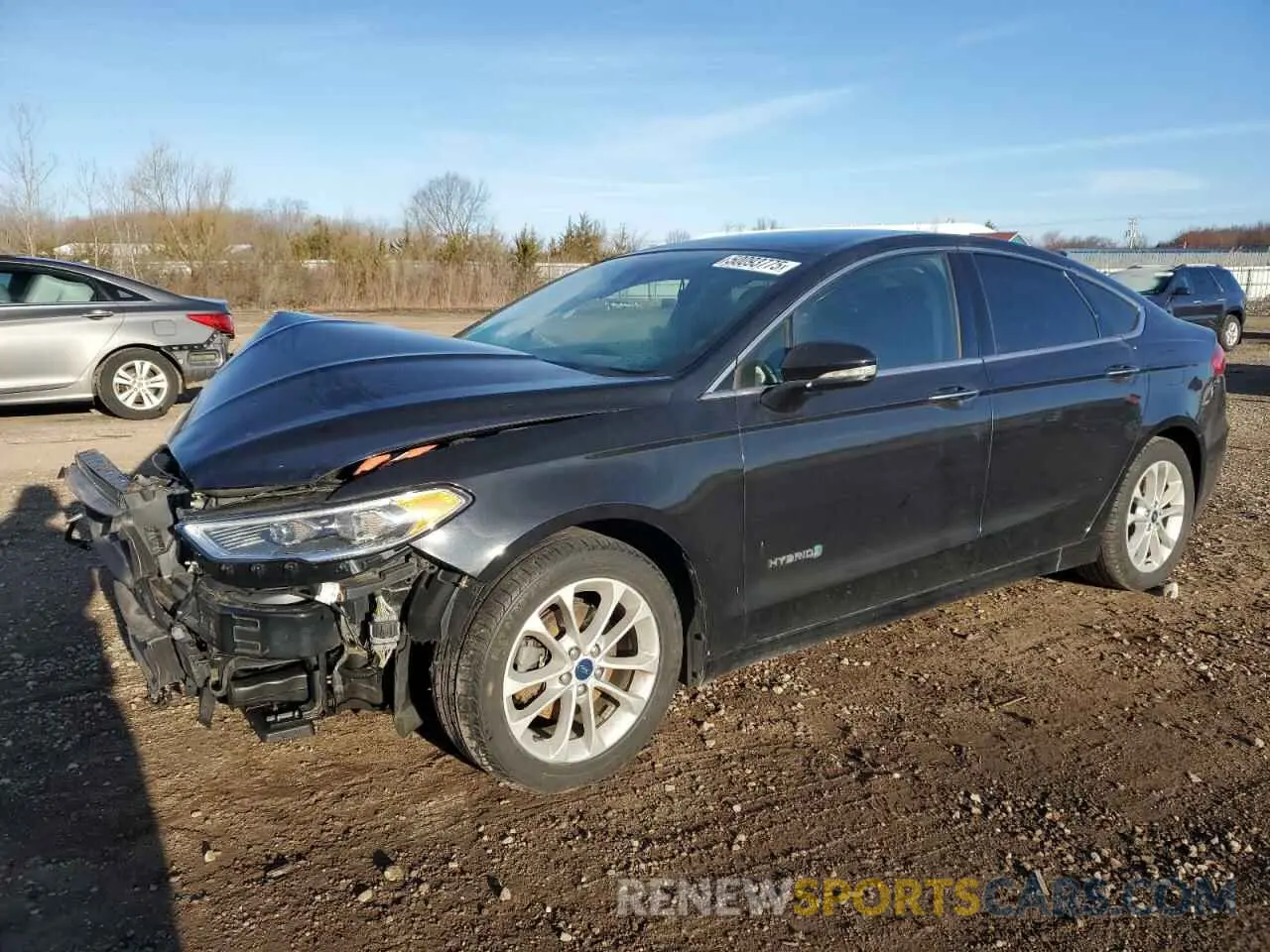 1 Photograph of a damaged car 3FA6P0MUXKR131383 FORD FUSION 2019