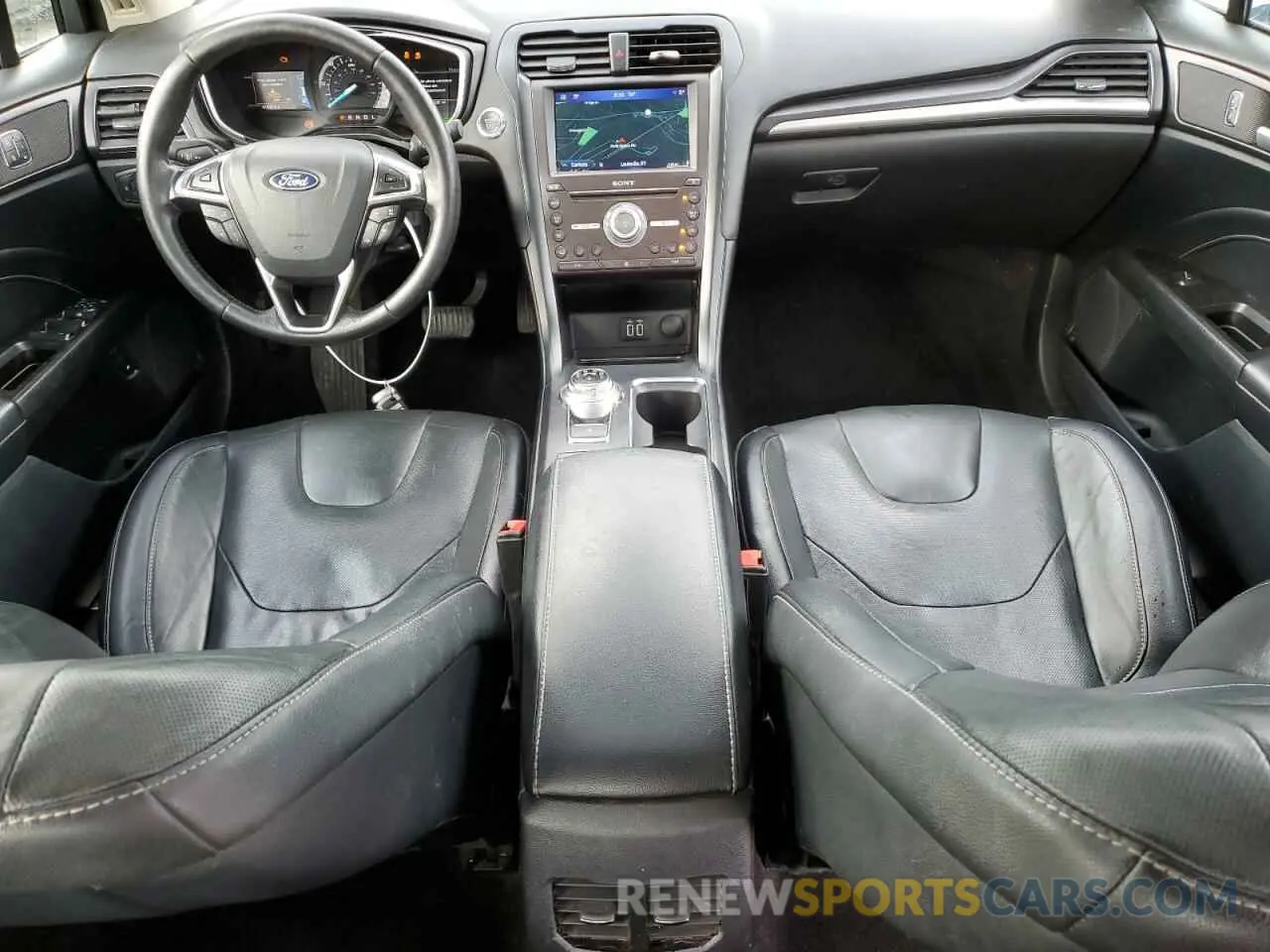 8 Photograph of a damaged car 3FA6P0RU2KR209311 FORD FUSION 2019