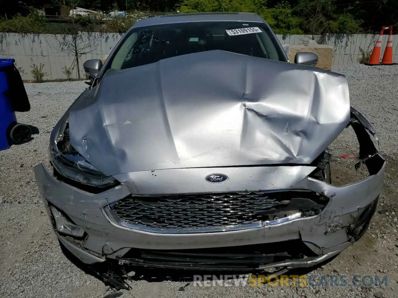 5 Photograph of a damaged car 3FA6P0RU3KR118631 FORD FUSION 2019