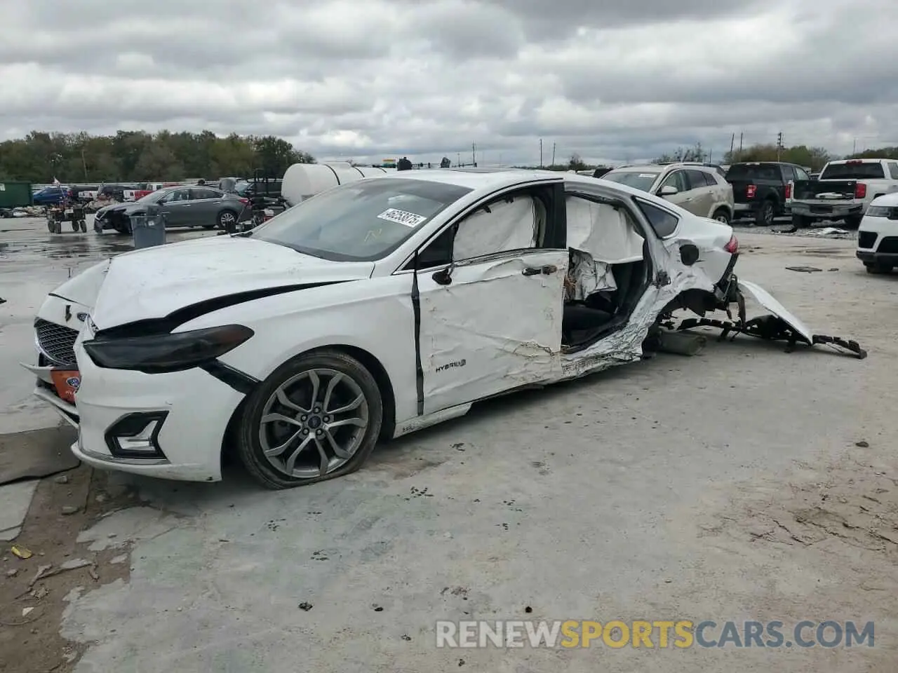 1 Photograph of a damaged car 3FA6P0RU4KR155929 FORD FUSION 2019