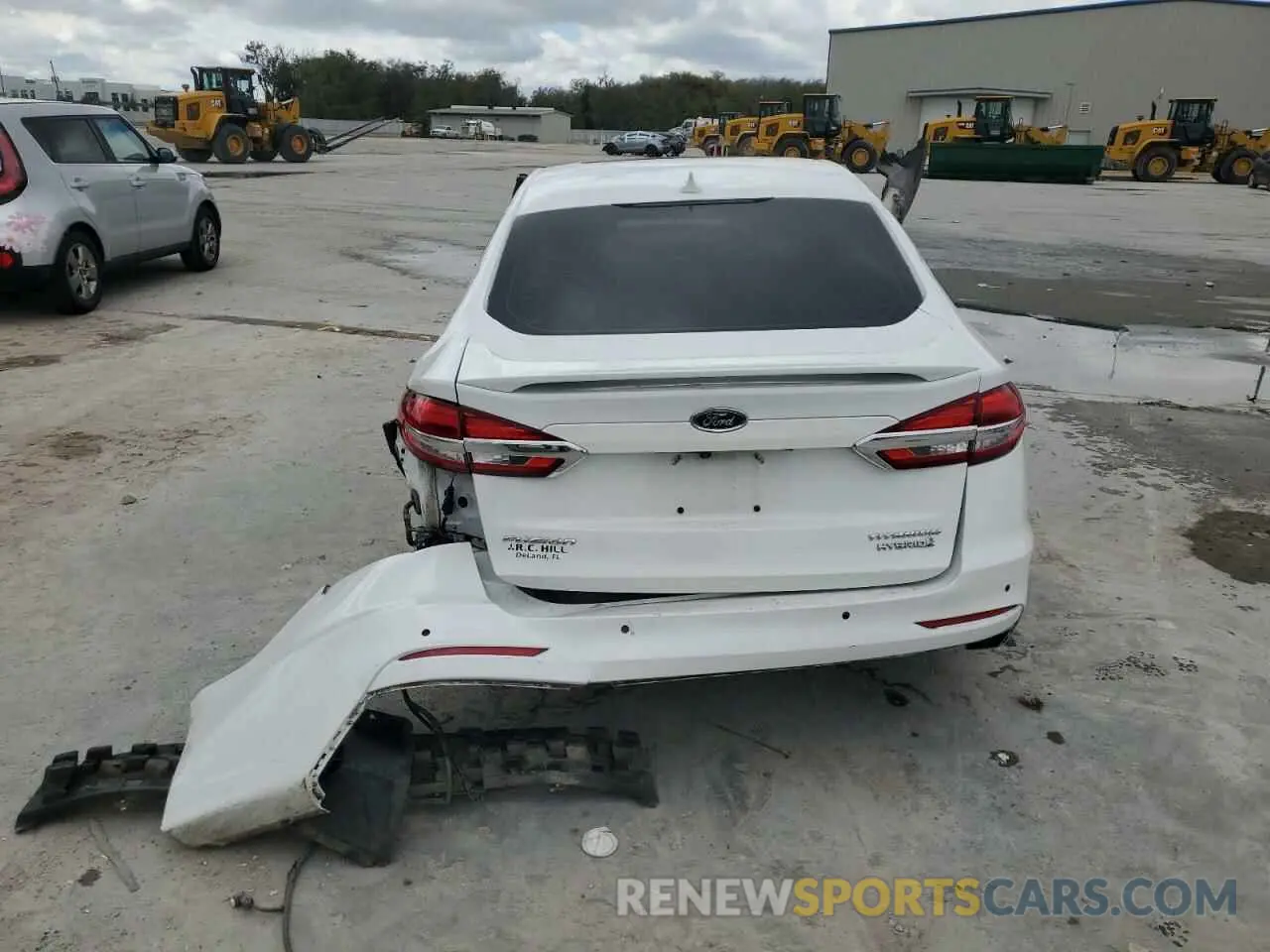 6 Photograph of a damaged car 3FA6P0RU4KR155929 FORD FUSION 2019