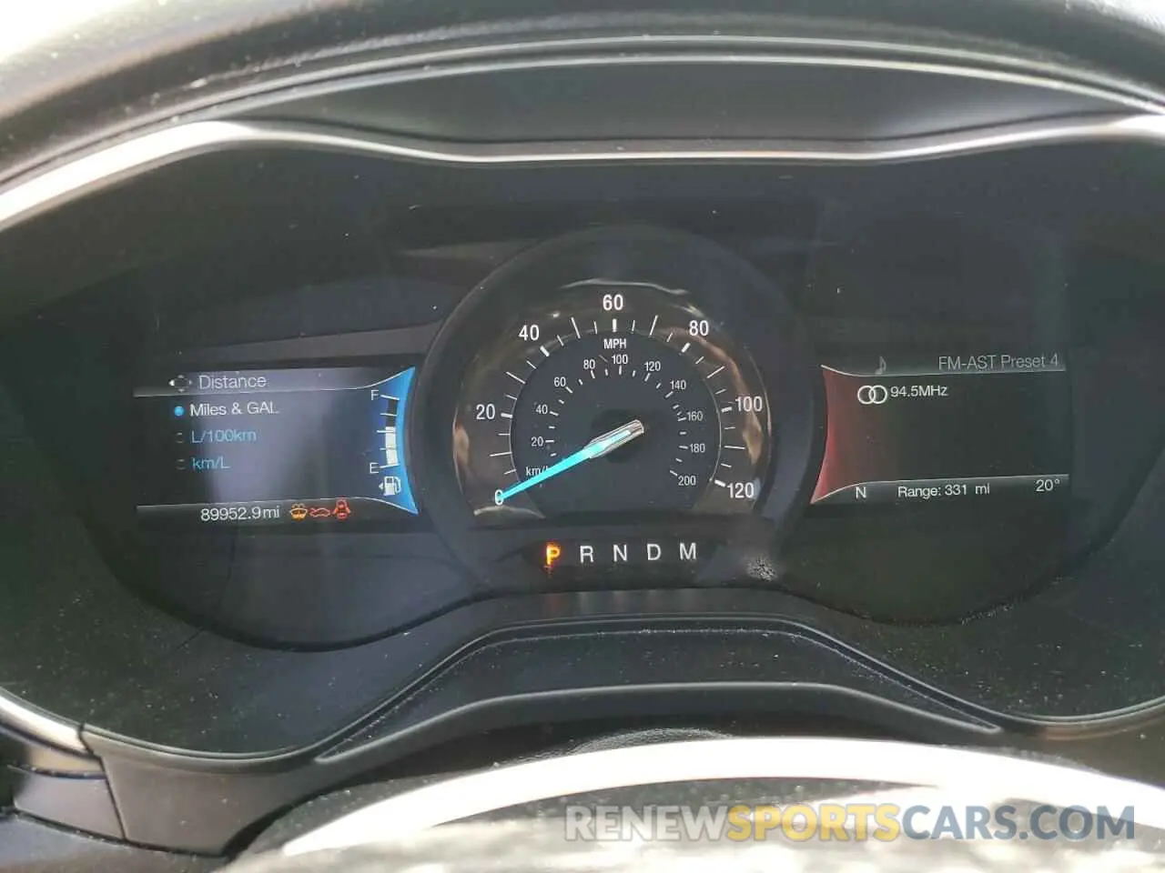 9 Photograph of a damaged car 3FA6P0RU5KR227155 FORD FUSION 2019