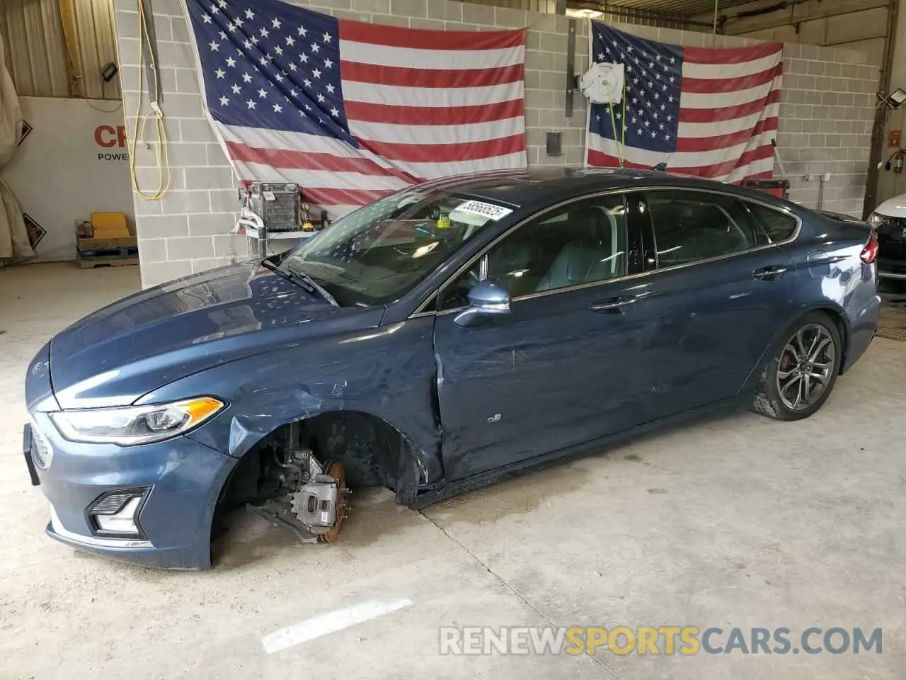 1 Photograph of a damaged car 3FA6P0RU5KR235594 FORD FUSION 2019