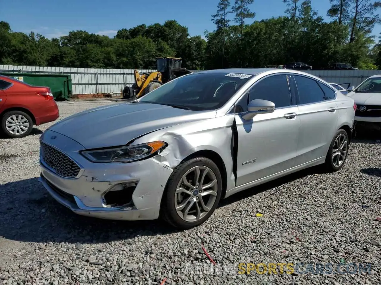 1 Photograph of a damaged car 3FA6P0RU6KR162400 FORD FUSION 2019