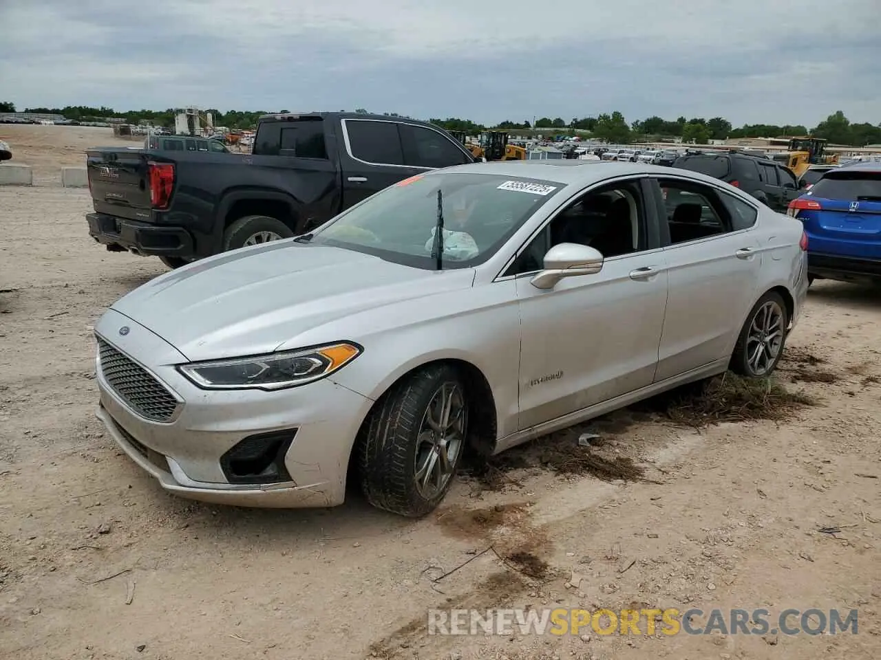 1 Photograph of a damaged car 3FA6P0RU7KR141023 FORD FUSION 2019