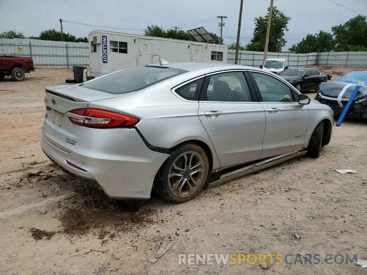 3 Photograph of a damaged car 3FA6P0RU7KR141023 FORD FUSION 2019