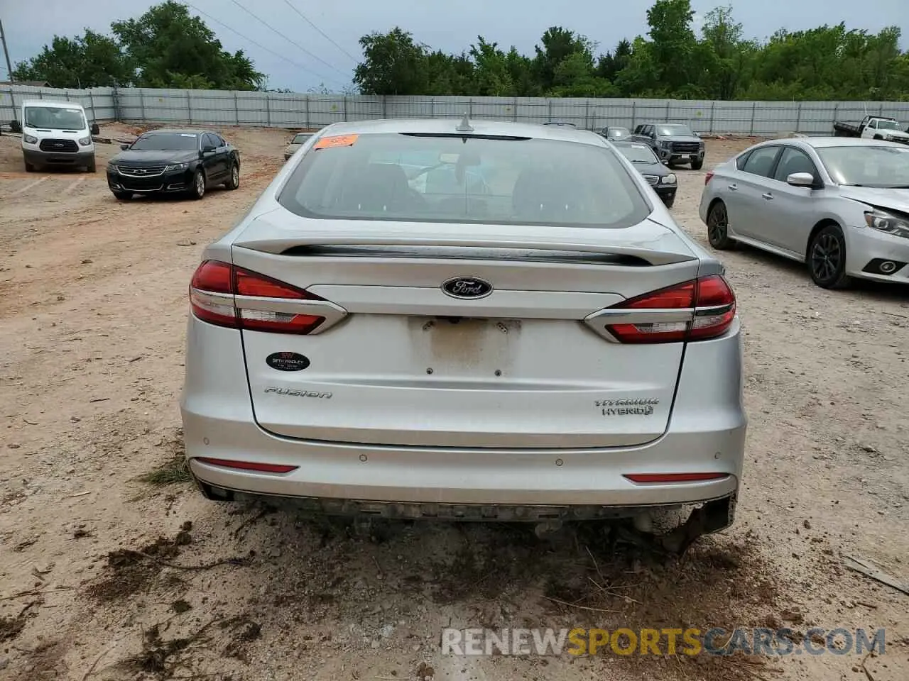 6 Photograph of a damaged car 3FA6P0RU7KR141023 FORD FUSION 2019