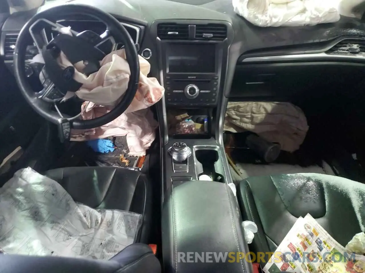 8 Photograph of a damaged car 3FA6P0RU7KR169095 FORD FUSION 2019