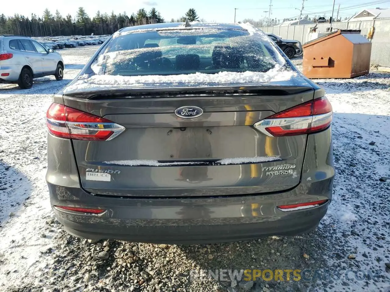 6 Photograph of a damaged car 3FA6P0RU9KR243889 FORD FUSION 2019