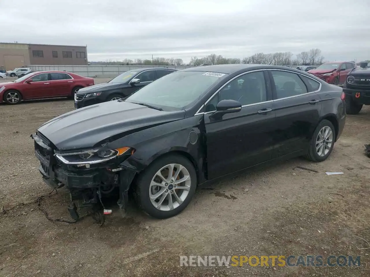1 Photograph of a damaged car 3FA6P0SU1KR174285 FORD FUSION 2019