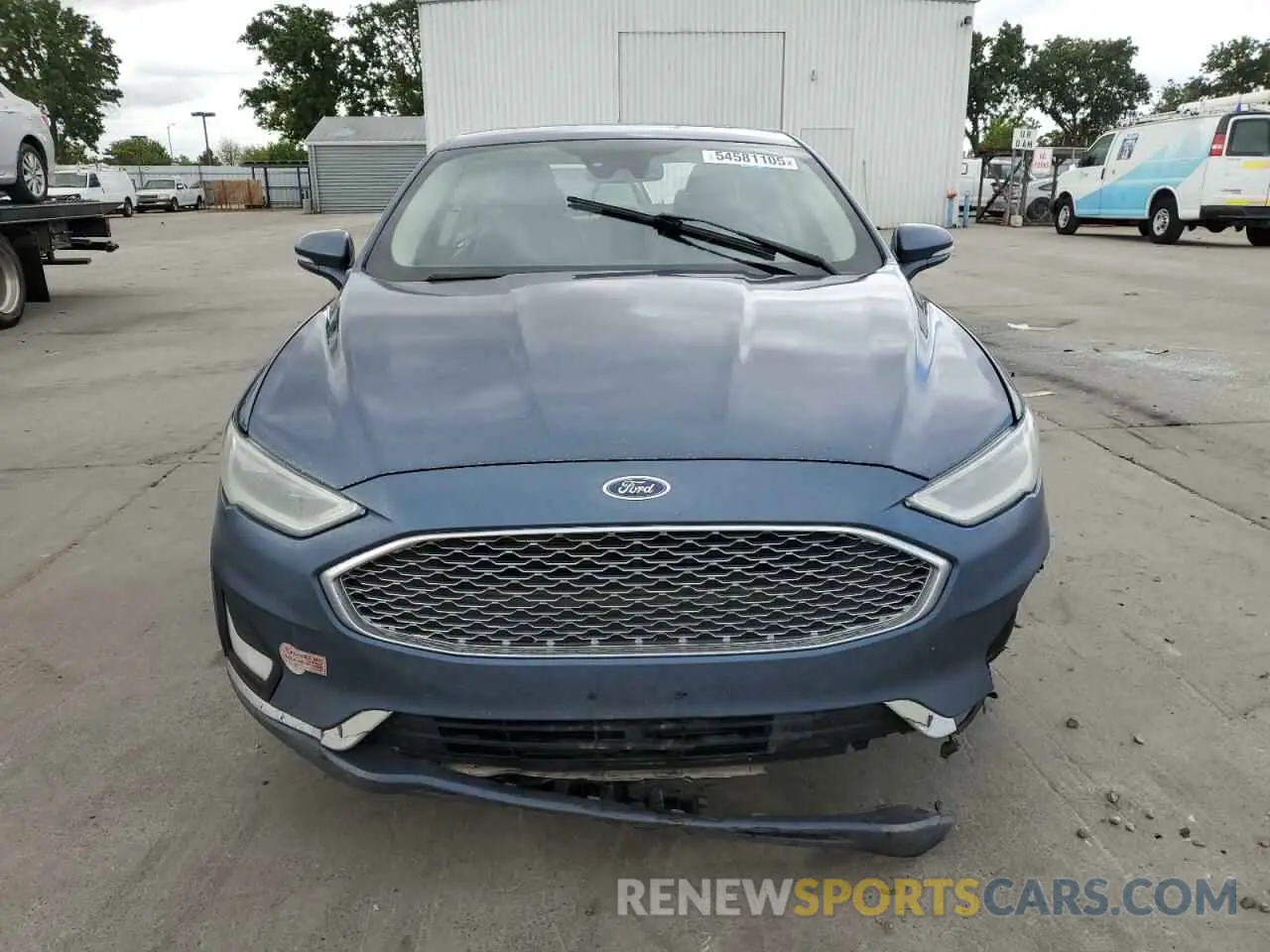 5 Photograph of a damaged car 3FA6P0SU2KR216561 FORD FUSION 2019