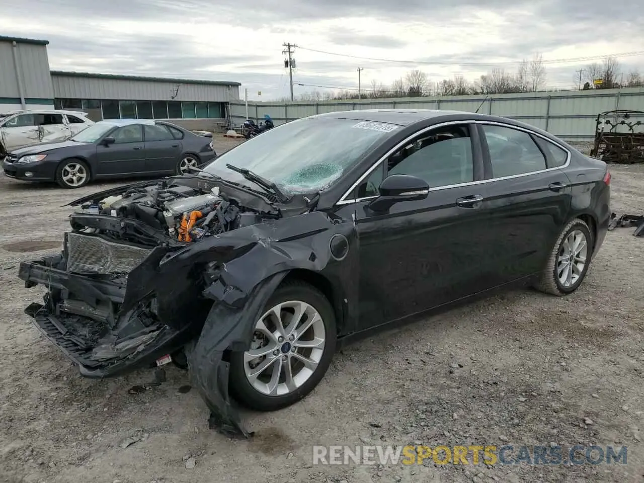 1 Photograph of a damaged car 3FA6P0SU2KR245381 FORD FUSION 2019