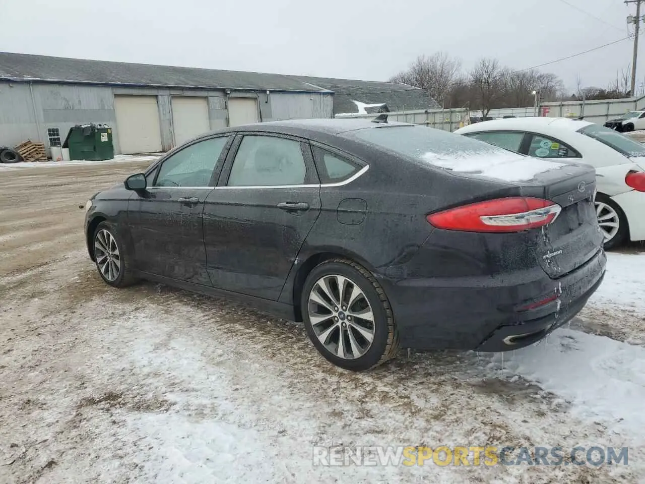 2 Photograph of a damaged car 3FA6P0T90KR254025 FORD FUSION 2019