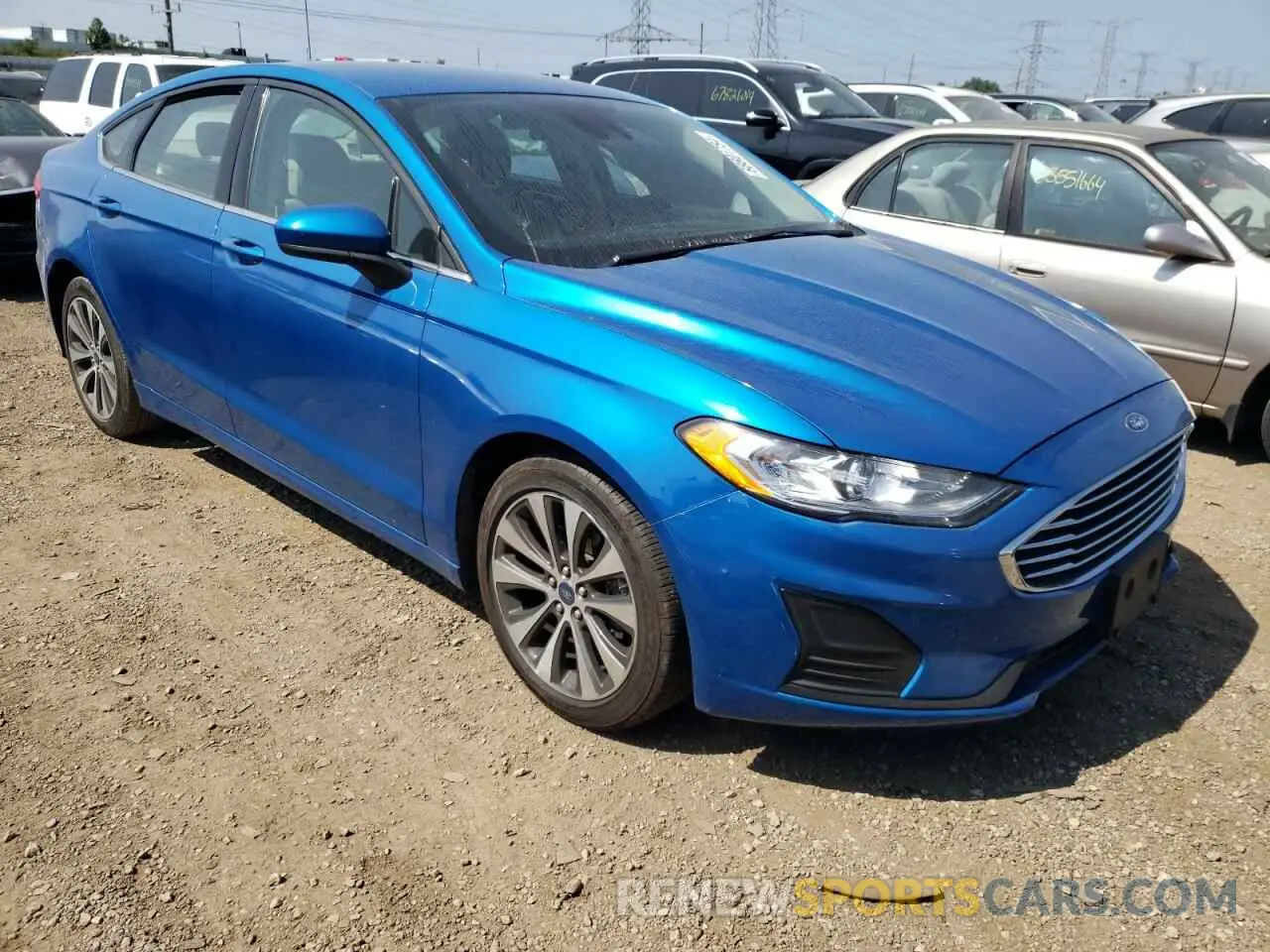 4 Photograph of a damaged car 3FA6P0T91KR142835 FORD FUSION 2019