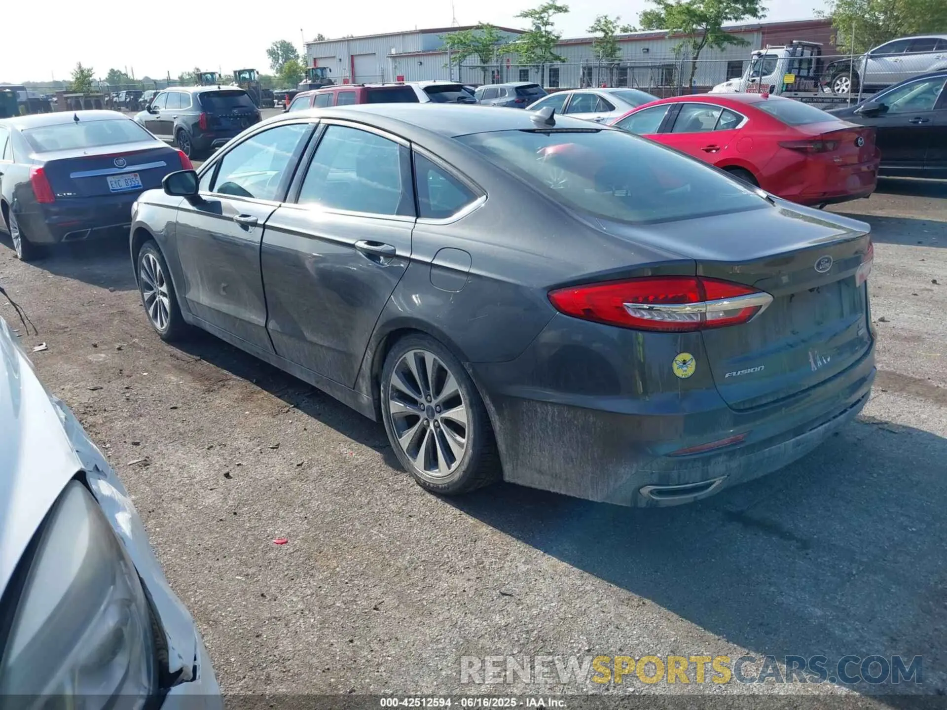 3 Photograph of a damaged car 3FA6P0T91KR147629 FORD FUSION 2019