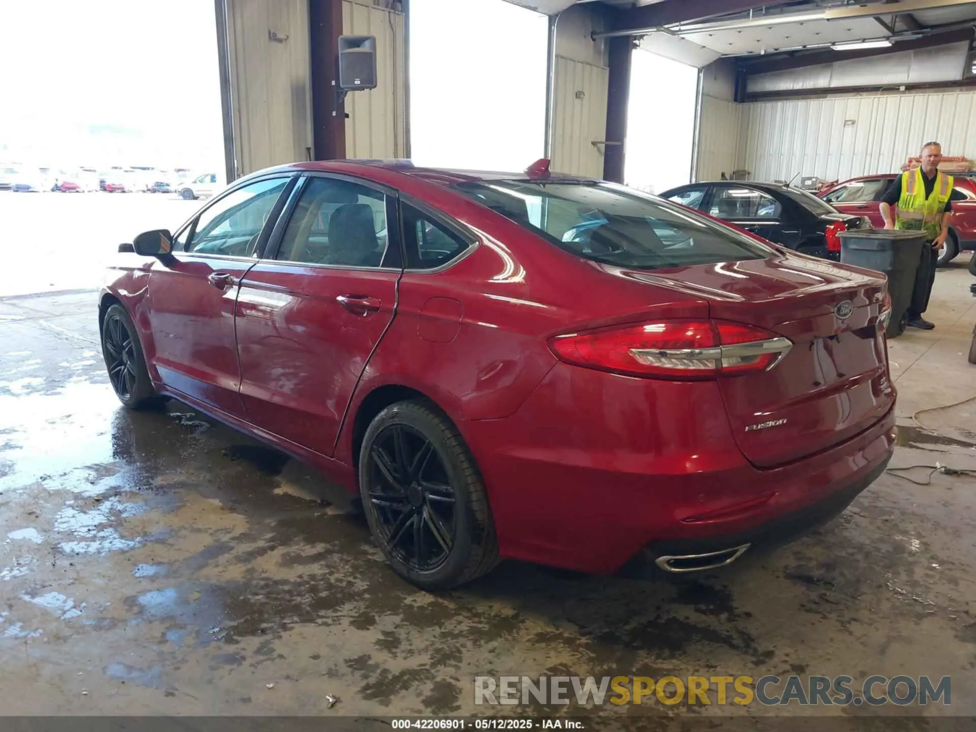3 Photograph of a damaged car 3FA6P0T92KR216957 FORD FUSION 2019