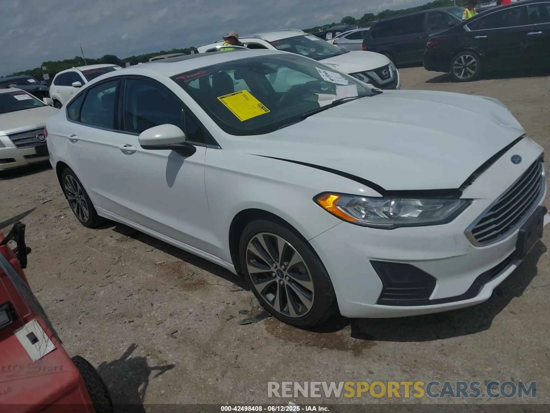 1 Photograph of a damaged car 3FA6P0T92KR253958 FORD FUSION 2019