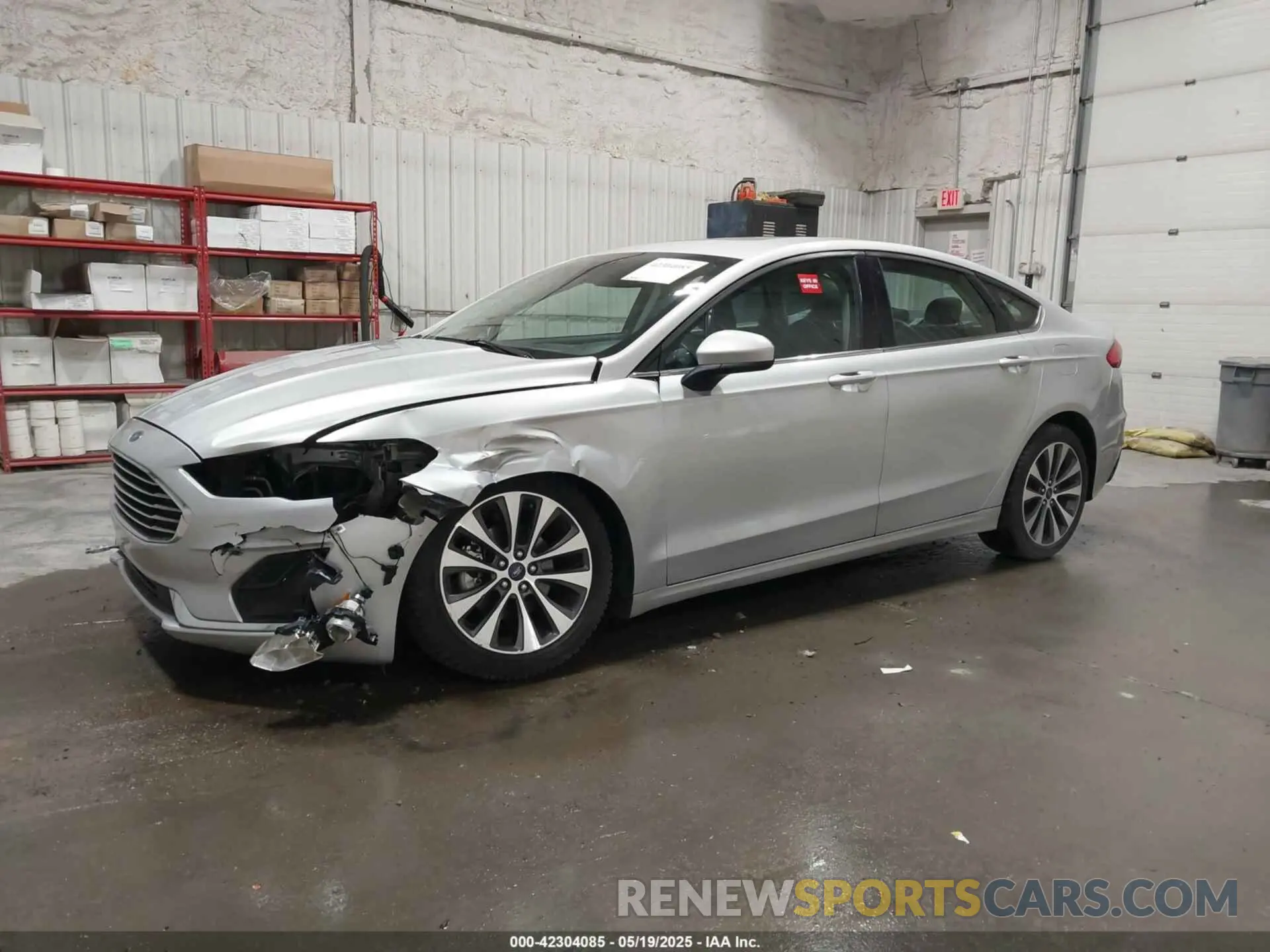 2 Photograph of a damaged car 3FA6P0T92KR261140 FORD FUSION 2019