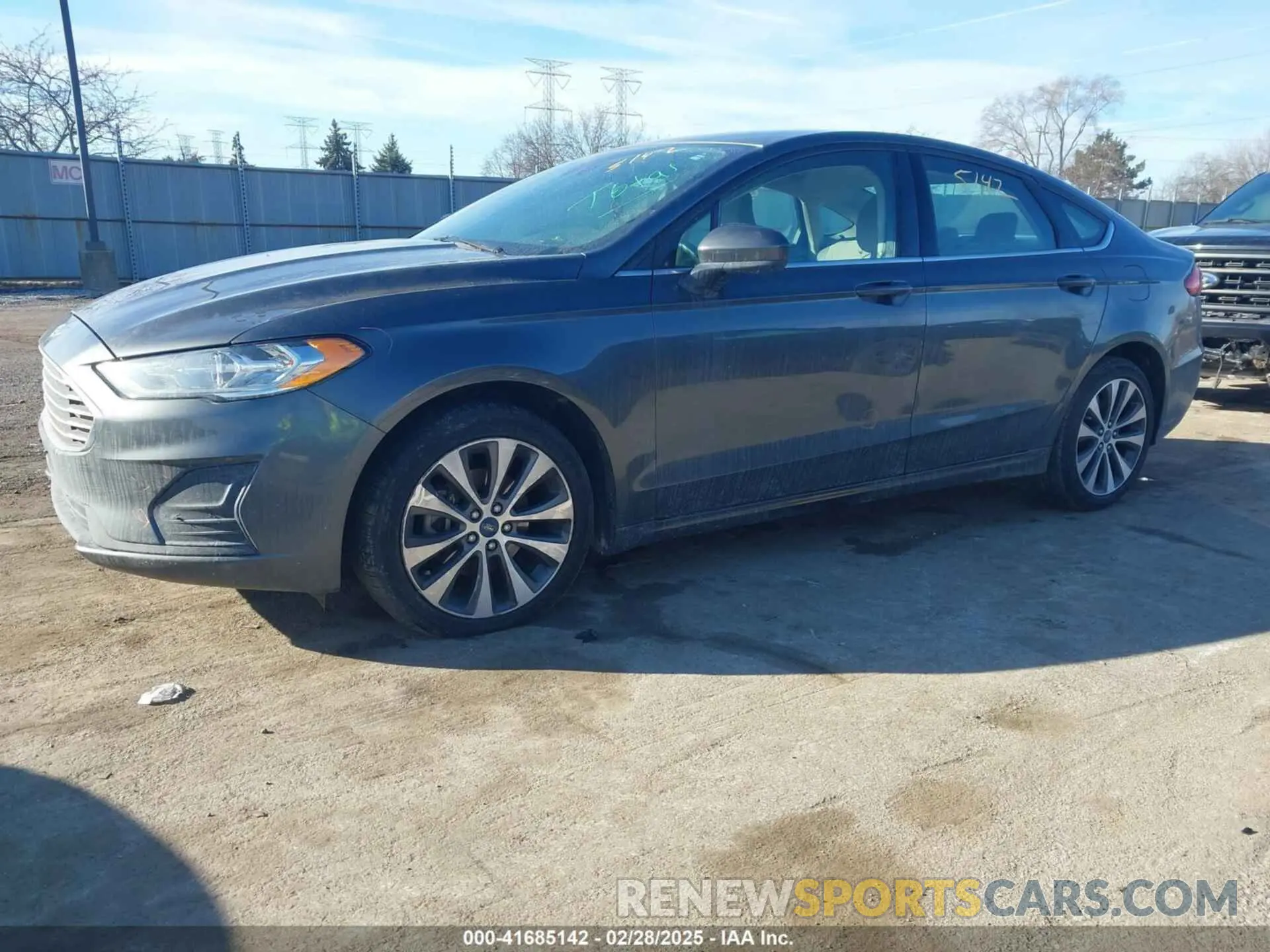 2 Photograph of a damaged car 3FA6P0T93KR183239 FORD FUSION 2019