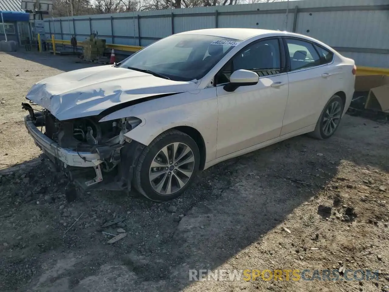 1 Photograph of a damaged car 3FA6P0T93KR283759 FORD FUSION 2019