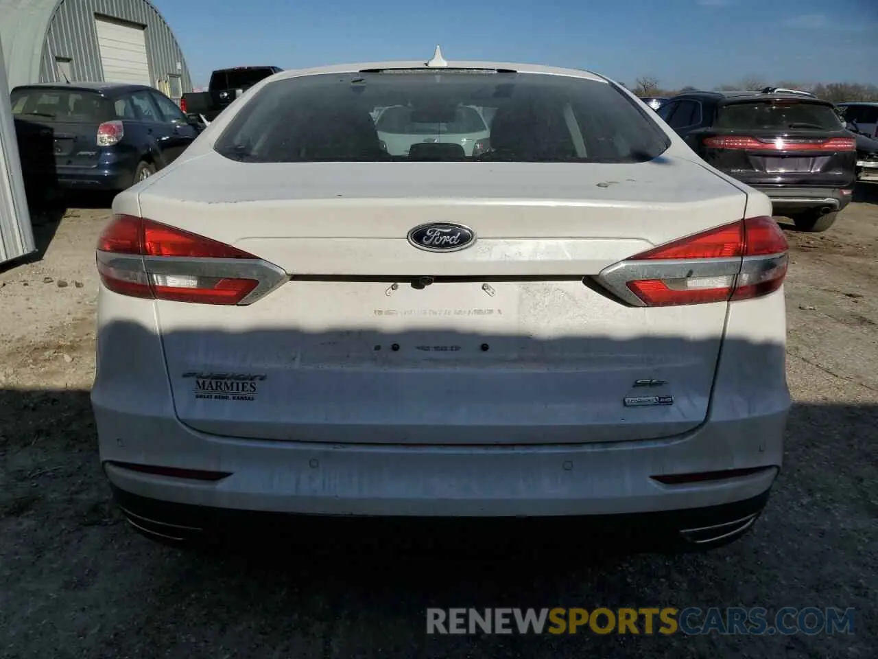 6 Photograph of a damaged car 3FA6P0T93KR283759 FORD FUSION 2019
