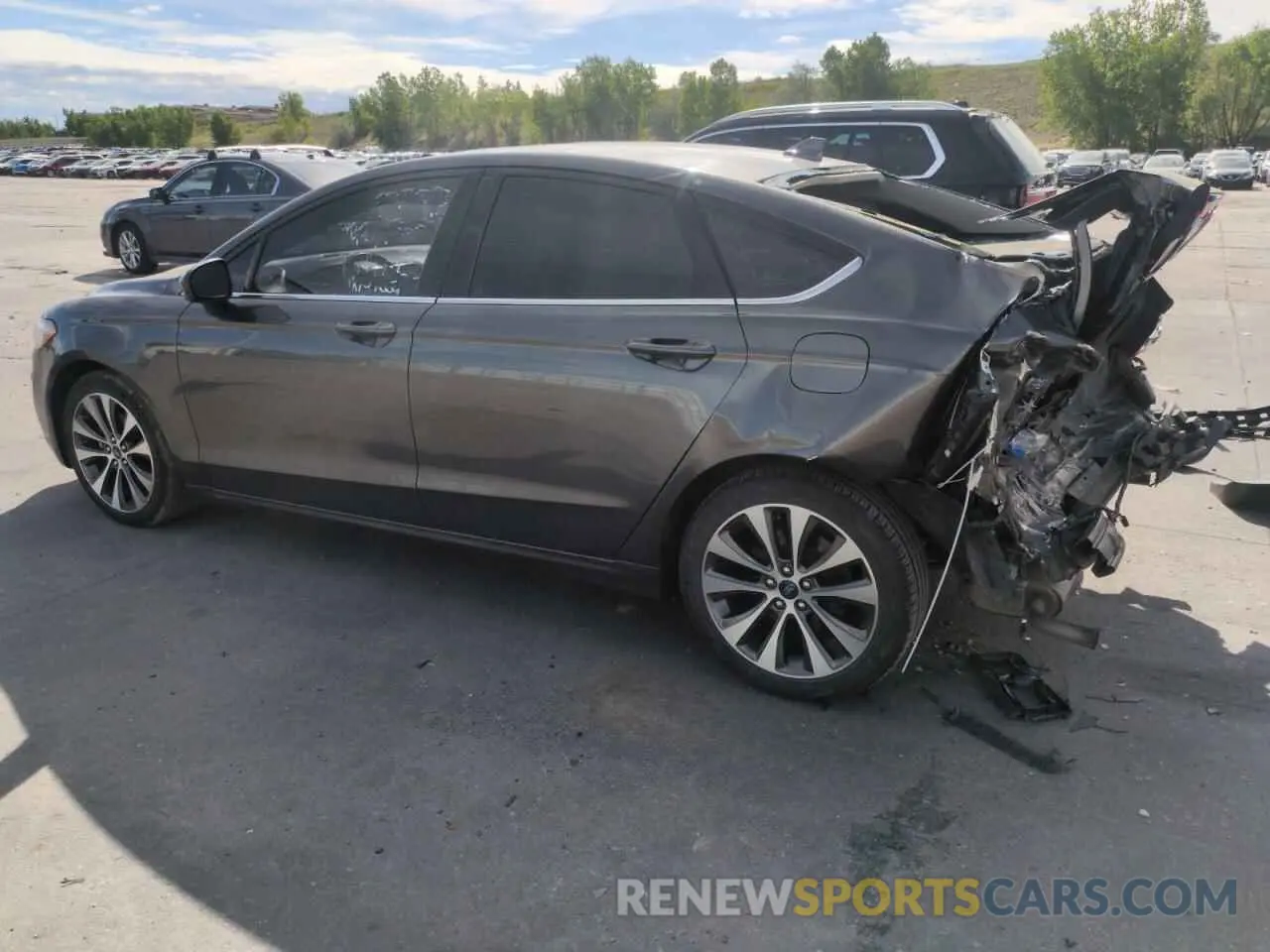 2 Photograph of a damaged car 3FA6P0T94KR237941 FORD FUSION 2019