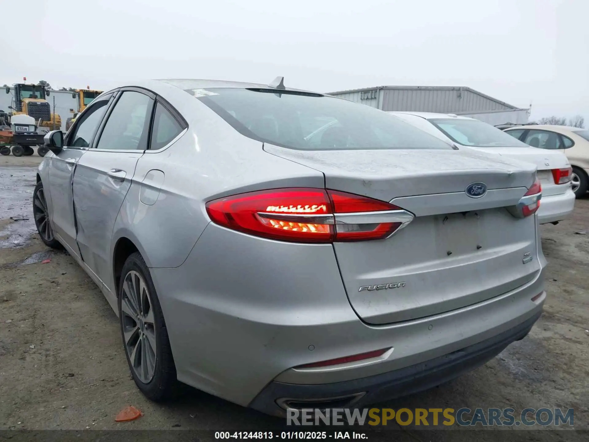 3 Photograph of a damaged car 3FA6P0T95KR264713 FORD FUSION 2019