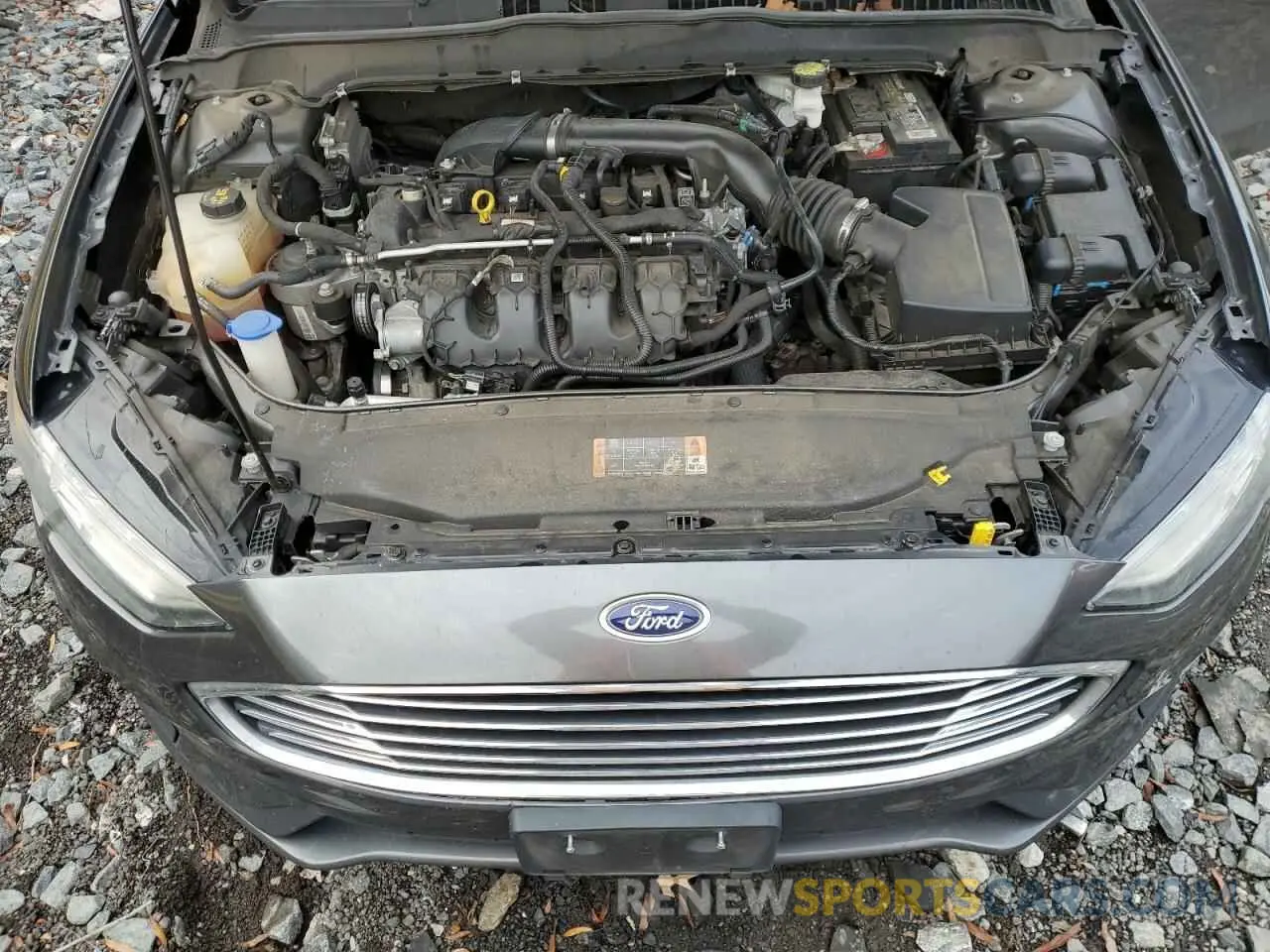 12 Photograph of a damaged car 3FA6P0T95KR270608 FORD FUSION 2019