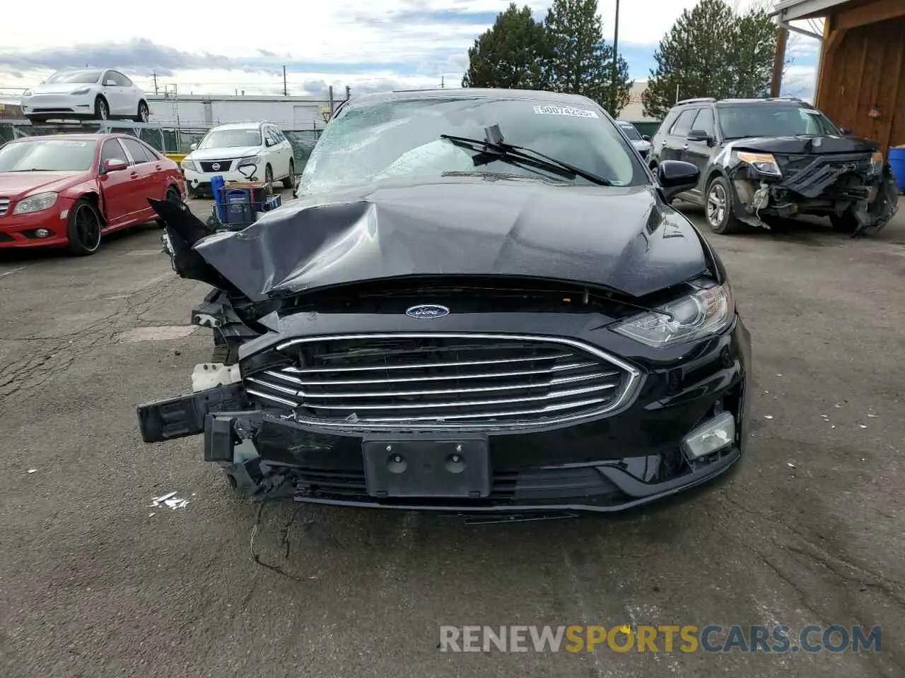 5 Photograph of a damaged car 3FA6P0T96KR133855 FORD FUSION 2019