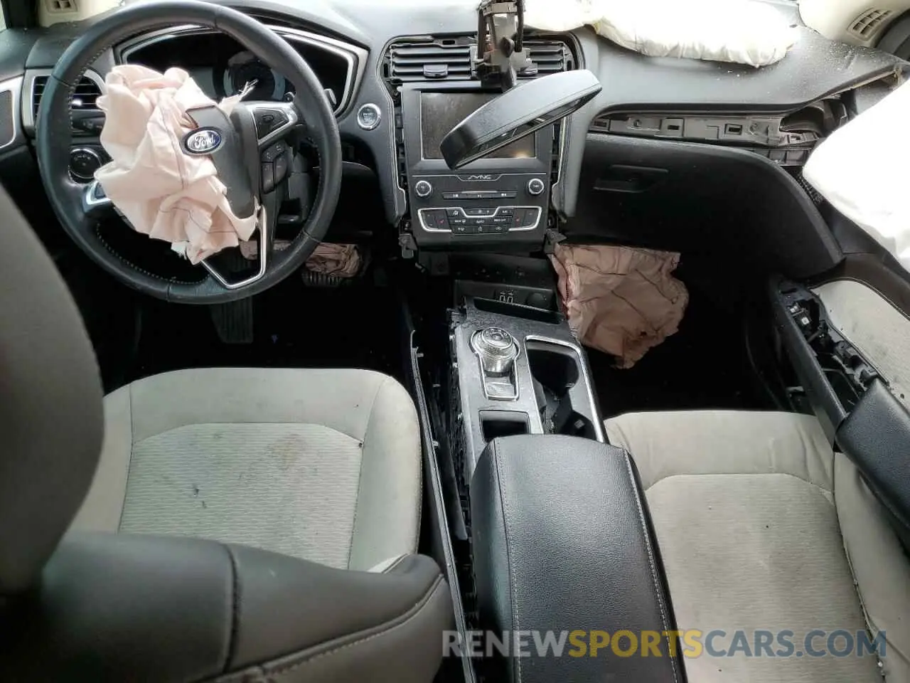 8 Photograph of a damaged car 3FA6P0T96KR133855 FORD FUSION 2019