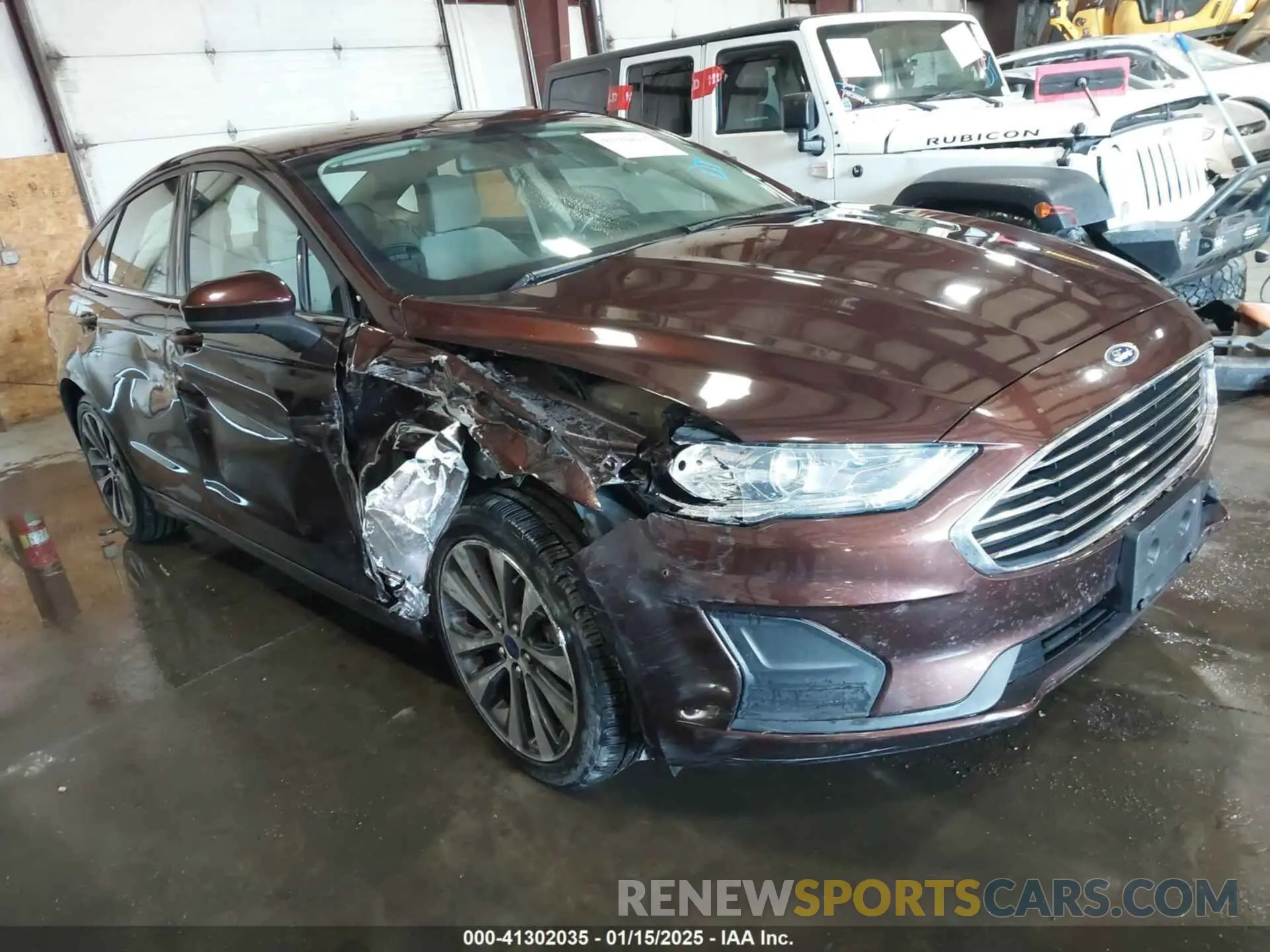 1 Photograph of a damaged car 3FA6P0T97KR179422 FORD FUSION 2019