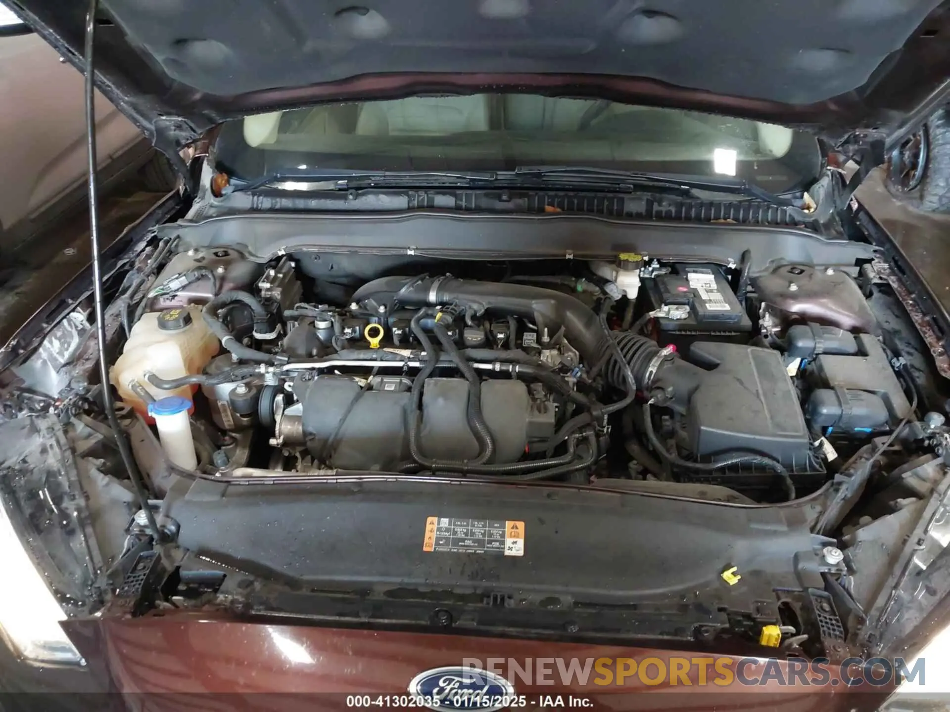 10 Photograph of a damaged car 3FA6P0T97KR179422 FORD FUSION 2019