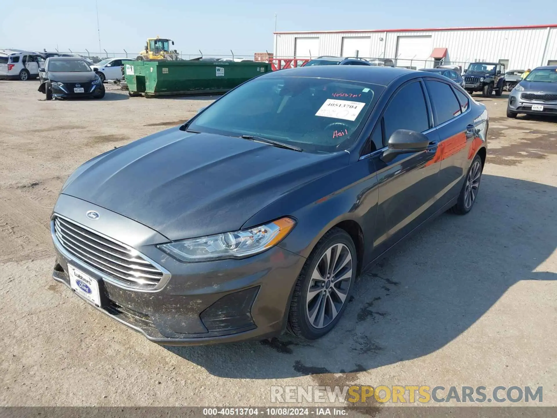 2 Photograph of a damaged car 3FA6P0T97KR285238 FORD FUSION 2019