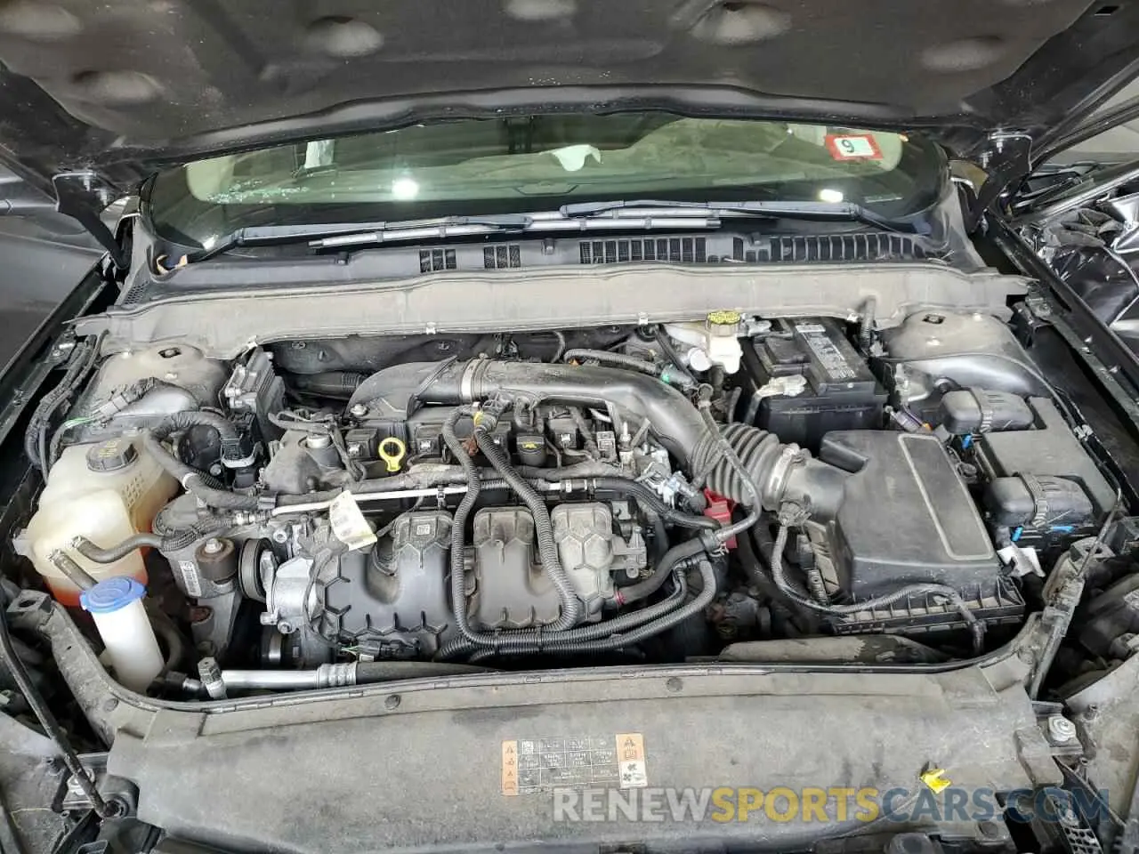 11 Photograph of a damaged car 3FA6P0T98KR191725 FORD FUSION 2019