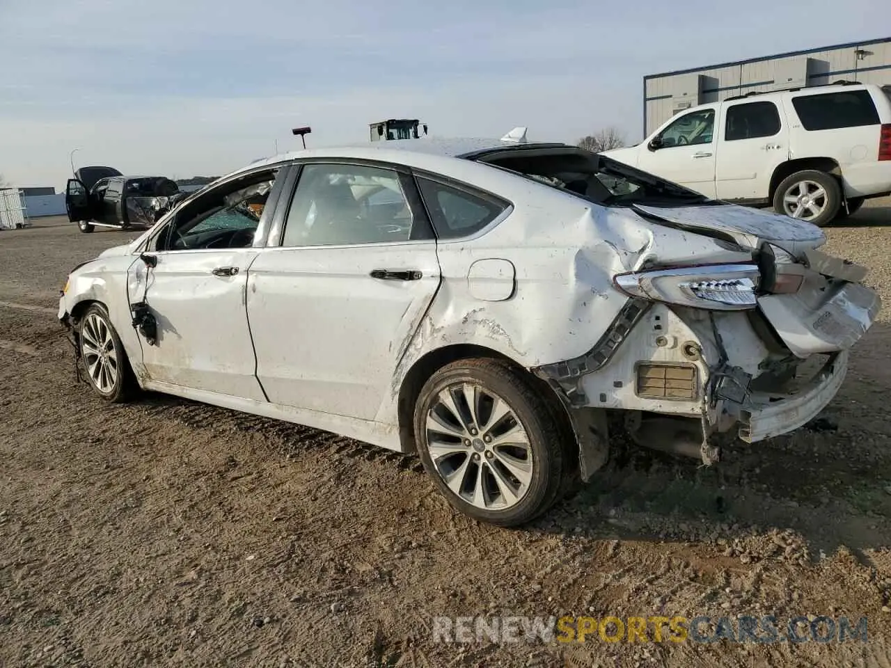 2 Photograph of a damaged car 3FA6P0T98KR238610 FORD FUSION 2019