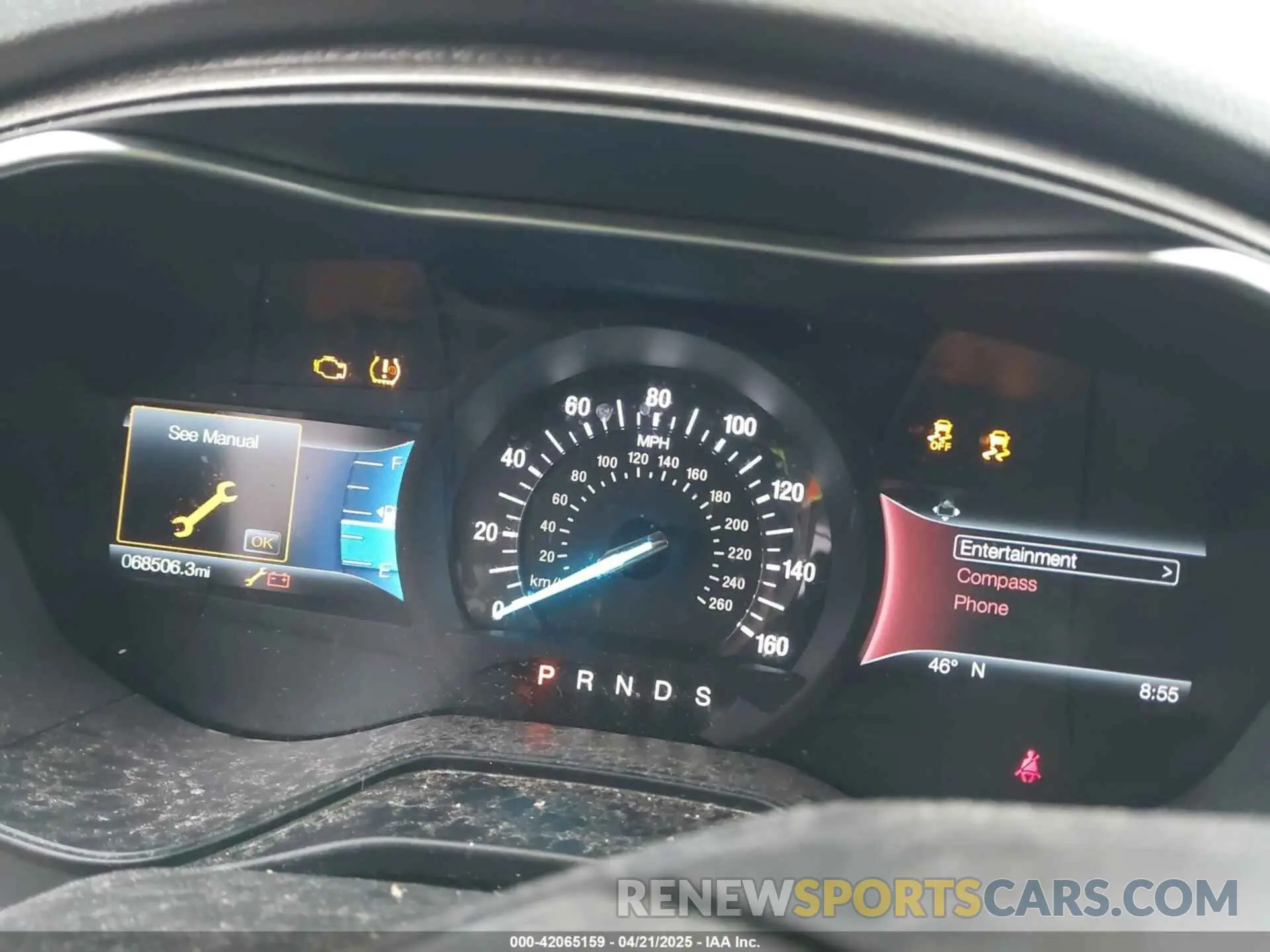7 Photograph of a damaged car 3FA6P0T98KR261076 FORD FUSION 2019
