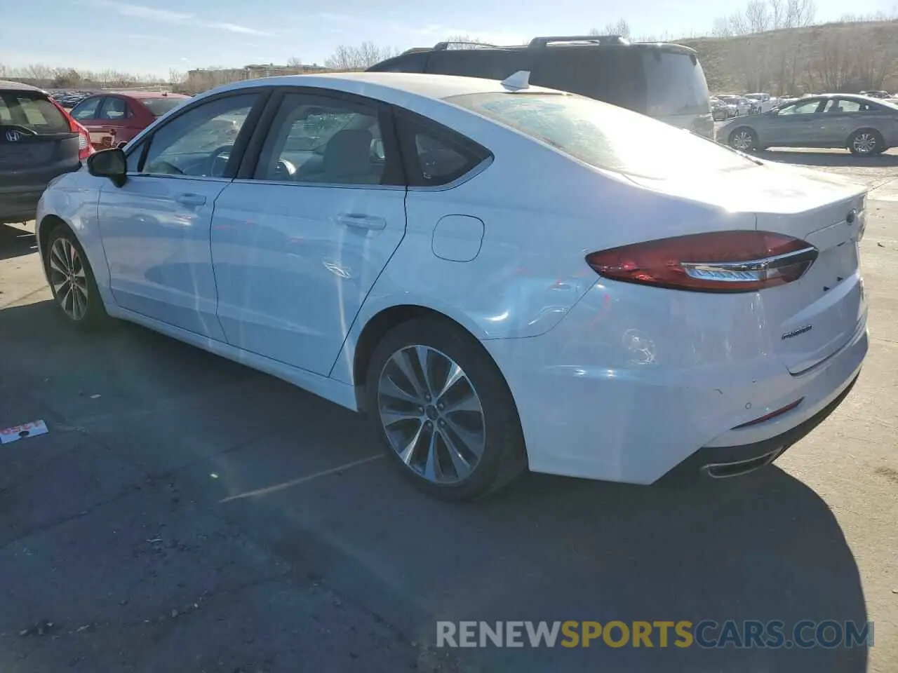 2 Photograph of a damaged car 3FA6P0T99KR183231 FORD FUSION 2019