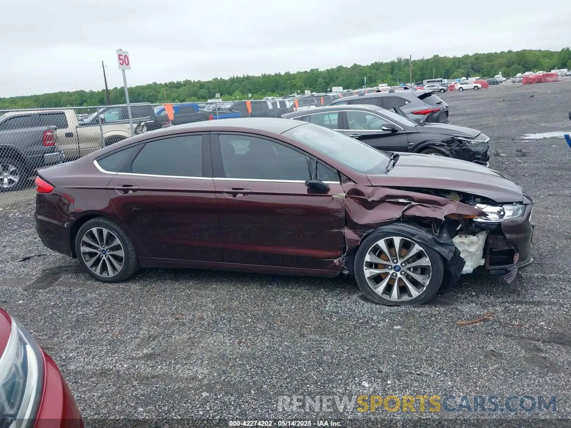 12 Photograph of a damaged car 3FA6P0T99KR227910 FORD FUSION 2019
