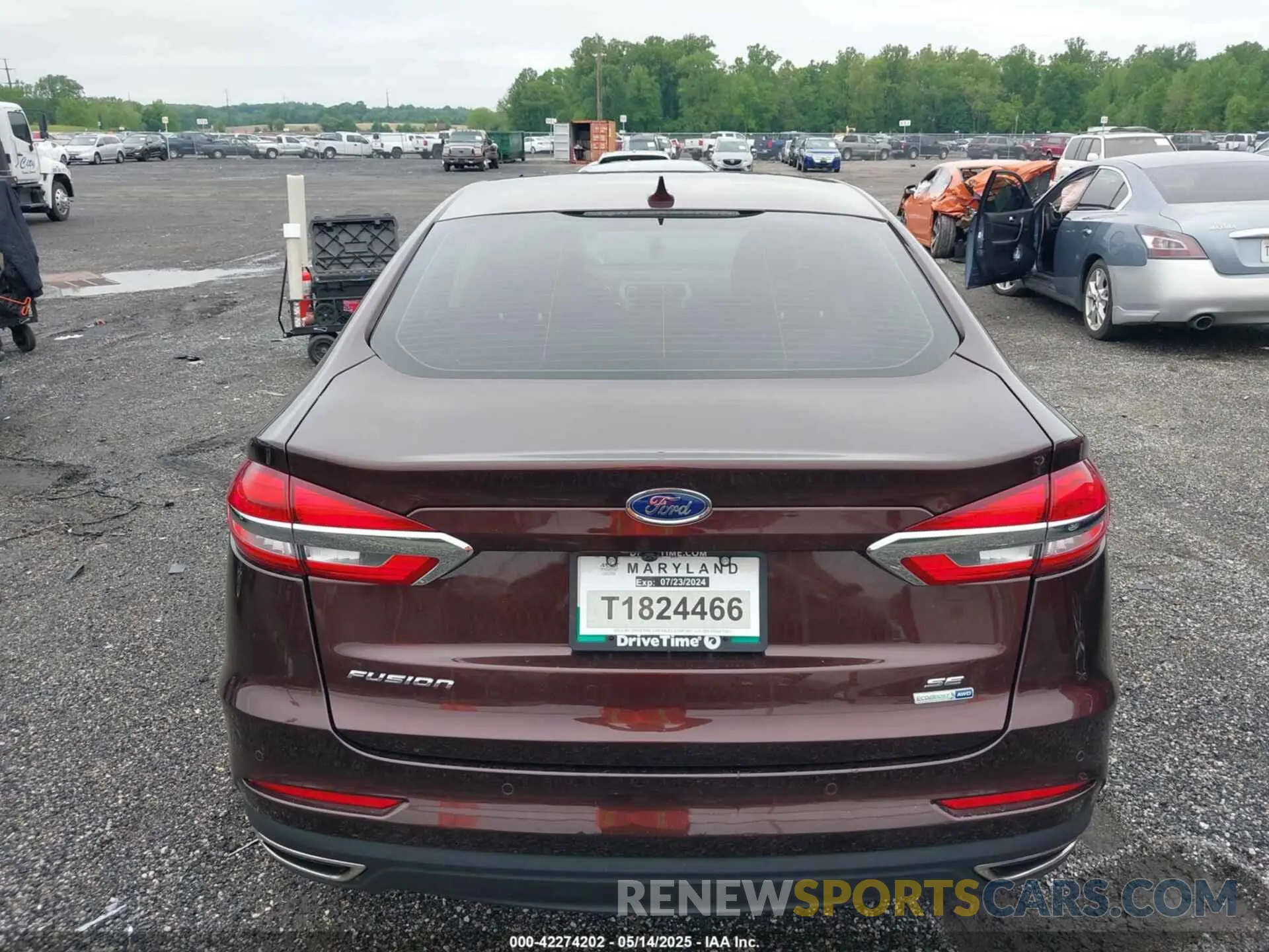 15 Photograph of a damaged car 3FA6P0T99KR227910 FORD FUSION 2019