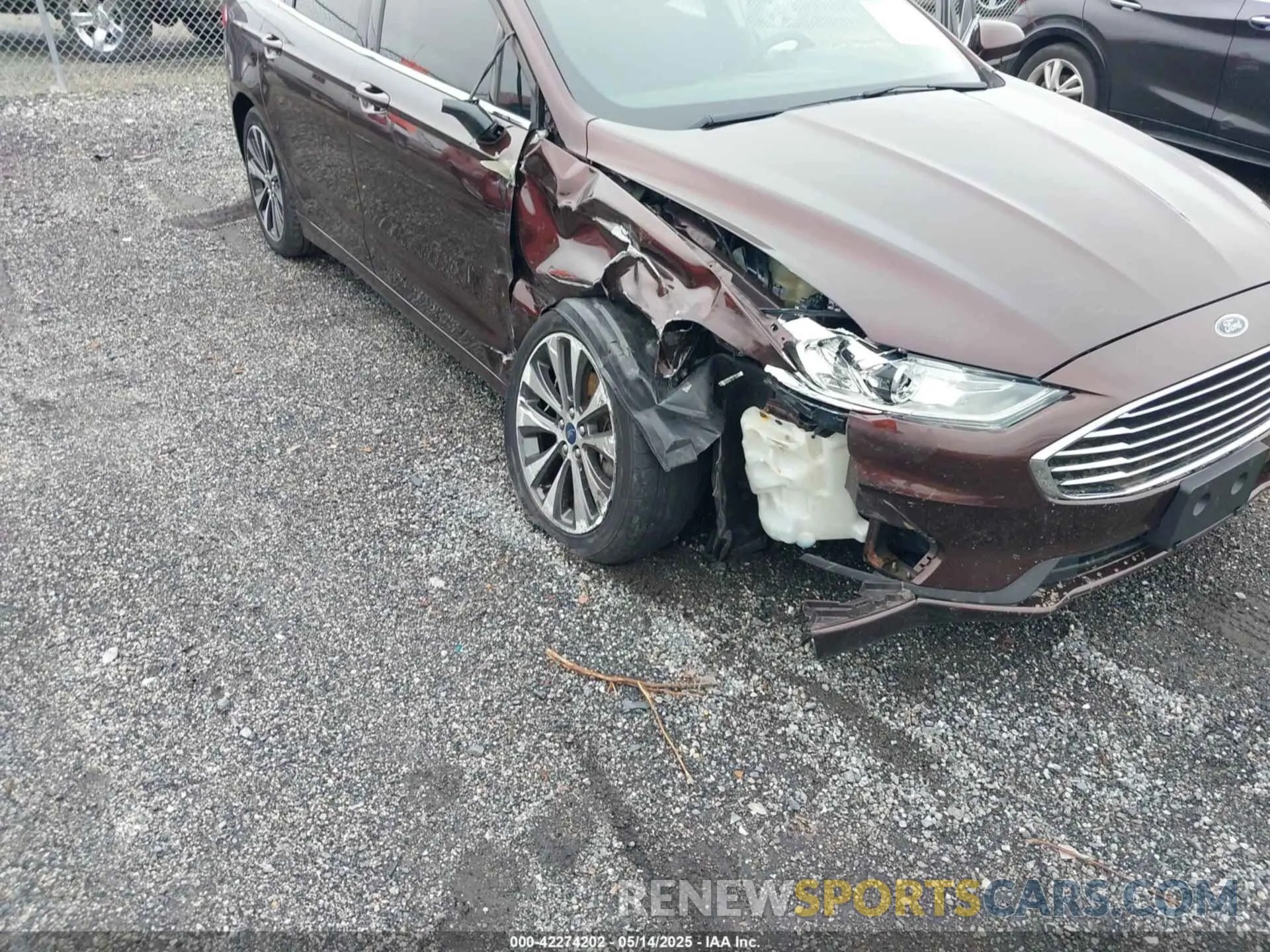 6 Photograph of a damaged car 3FA6P0T99KR227910 FORD FUSION 2019