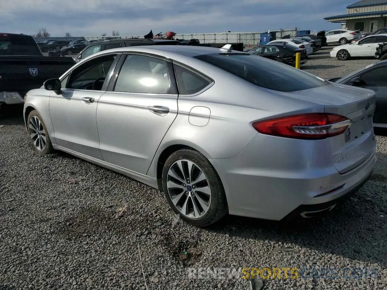 2 Photograph of a damaged car 3FA6P0T99KR237983 FORD FUSION 2019
