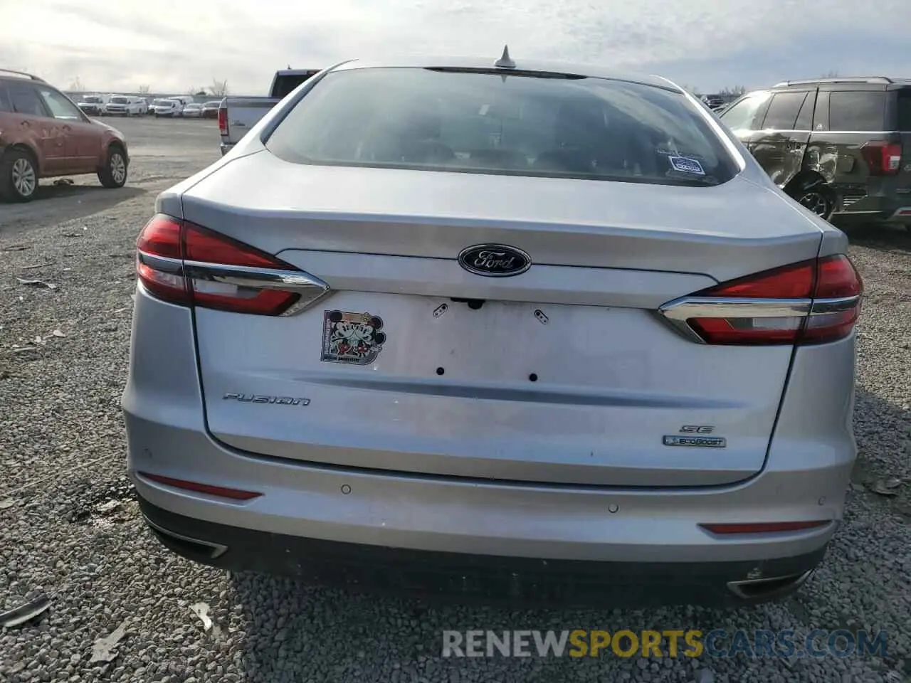 6 Photograph of a damaged car 3FA6P0T99KR237983 FORD FUSION 2019