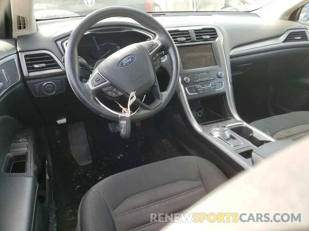 8 Photograph of a damaged car 3FA6P0T99KR237983 FORD FUSION 2019