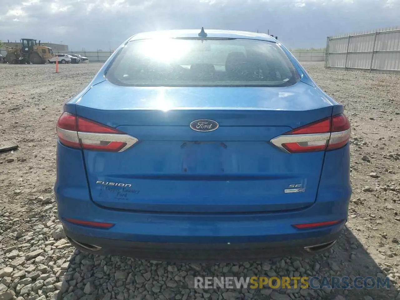 6 Photograph of a damaged car 3FA6P0T99KR260485 FORD FUSION 2019